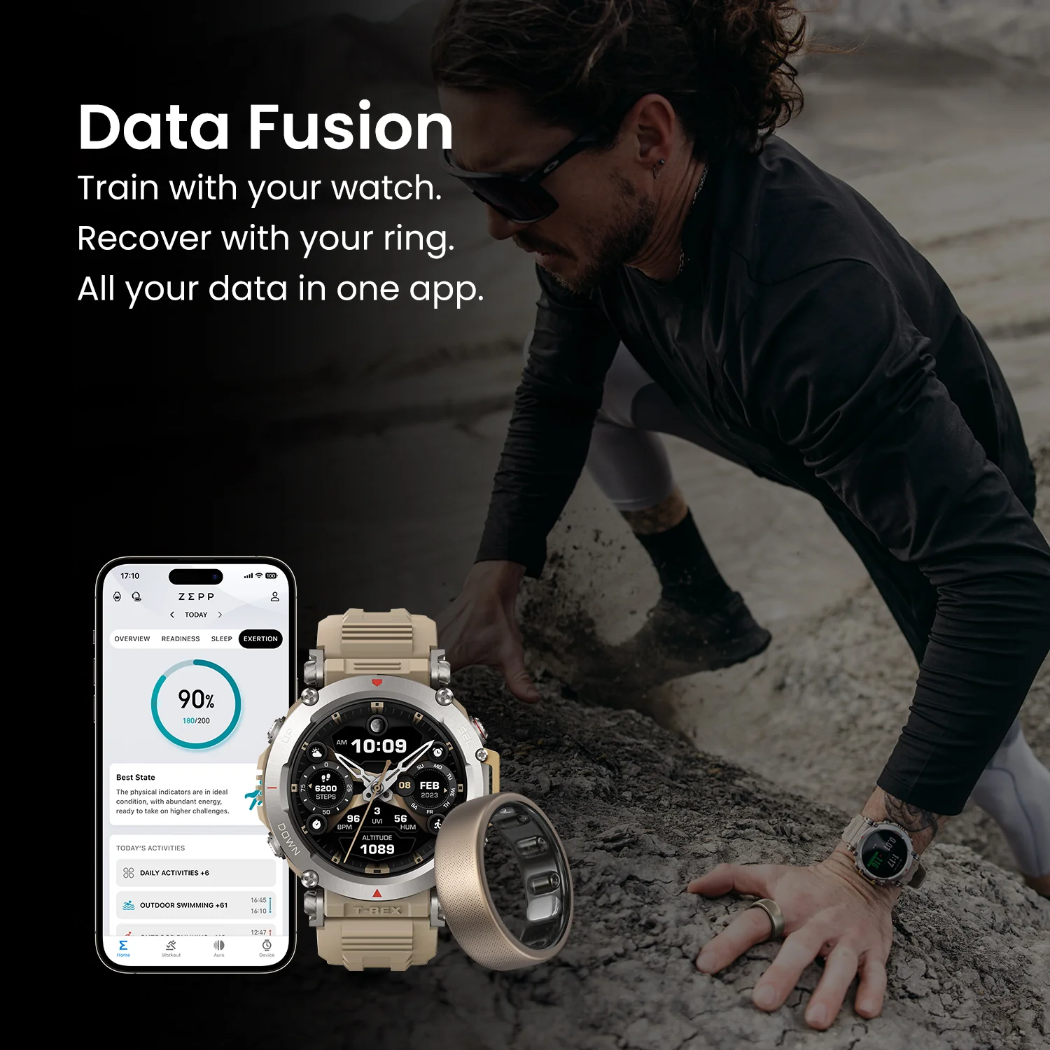 Amazfit T-Rex Ultra + Helio Ring - Image 3